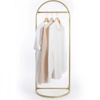 Stand umeras pentru haine, gold Homs, 121x46x38cm - 1
