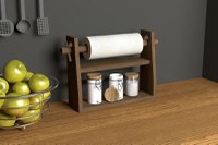 Suport prosop din lemn bucatarie Homs, 33.3x26.8 cm - 1