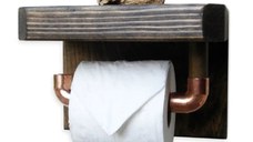 Suport prosop din lemn, seria wood, Homs, rustic,700022