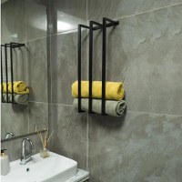 Suport prosop , din metal pentru baie, 60 cm - 1