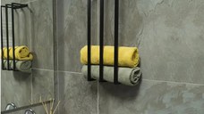 Suport prosop , din metal pentru baie, 60 cm
