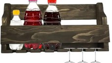 Suport vin din lemn Homs 60 x 12 x 25 cm ,700055