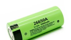 Acumulator 26650A MRG M1220, 5000mAh, Li-Ion, 3.7V, Reincarcabil, Verde