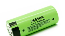 Acumulator 26650A MRG M1220, 5000mAh, Li-Ion, 3.7V, Reincarcabil, Verde
