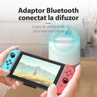 Adaptor audio Techstar® pentru consola de jocuri, Bluetooth 5.0, Casti portabile, Compatibil cu PS4, Nintendo Switch - 6