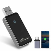 Adaptor Auto 2 in 1 CarPlay Wireless – Modulator FM Multifunctional, Compatibil iPhone si Android - 1