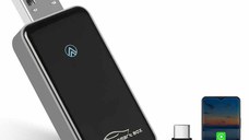 Adaptor Auto 2 in 1 CarPlay Wireless – Modulator FM Multifunctional, Compatibil iPhone si Android