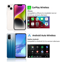 Adaptor Auto Wireless cu Netflix, YouTube, Google Store, Apple Carplay si Android Auto, Wi-Fi 6, 32GB, ANDROID 10, Negru - 9