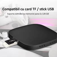 Adaptor Auto Wireless cu Netflix, YouTube, Google Store, Apple Carplay si Android Auto, Wi-Fi 6, 32GB, ANDROID 10, Negru - 4