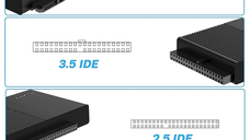 Adaptor FIDECO USB 3.0 la SATA/IDE pentru Hard Disk-uri 2.5/3.5 HDD si SSD, Compatibil cu Windows, Mac, Linux & Chrome