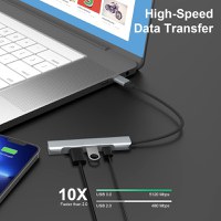 Adaptor Hub USB Lightning MRG MGL231, 3x USB, USB 3.0, Multiport 4 in 1 - 3