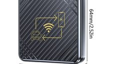 Adaptor Wireless Carplay si Android Auto Techstar V2, Plug and Play, Bluetooth 5.0, Conexiune Automata, Compatibil iOS