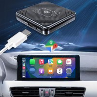 Adaptor Wireless Carplay si Android Auto Techstar V2, Plug and Play, Bluetooth 5.0, Conexiune Automata, Compatibil iOS - 7