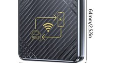 Adaptor Wireless Carplay si Android Auto Techstar V2, Plug and Play, Bluetooth 5.0, Conexiune Automata, Compatibil iOS