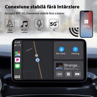 Adaptor Wireless Techstar® CTHT-020-2 Pentru Apple CarPlay Si iPhone iOS 10+, Dongle USB-Type C , WiFi 5G, Bluetooth - 6