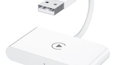 Adaptor Wireless Techstar® CTHT-020-2 Pentru Apple CarPlay Si IPhone IOS 10+, Dongle USB-Type C , WiFi 5G, Bluetooth