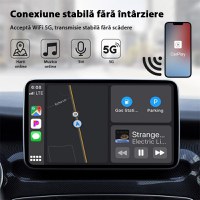 Adaptor Wireless Techstar® CTHT-020-2 Pentru Apple CarPlay Si IPhone IOS 10+, Dongle USB-Type C , WiFi 5G, Bluetooth - 6