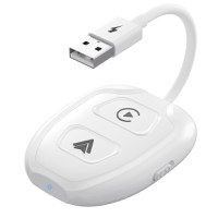 Adaptor Wireless Techstar® THT-020-9-1 Pentru Apple CarPlay Si Android Auto, Dongle USB-Type-C , WiFi 5G, Bluetooth - 5