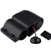 Alarma pentru bicicleta SpectrumPoint®, telecomanda, senzor de miscare, ABS, 105dB, negru - 5