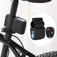 Alarma pentru bicicleta SpectrumPoint®, telecomanda, senzor de miscare, ABS, 105dB, negru - 6