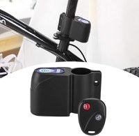 Alarma pentru bicicleta SpectrumPoint®, telecomanda, senzor de miscare, ABS, 105dB, negru - 3