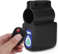 Alarma pentru bicicleta SpectrumPoint®, telecomanda, senzor de miscare, ABS, 105dB, negru - 10