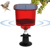 Alarma solara cu ultrasunete pentru indepartarea animalelor Q Bj900, aparat anti-daunatori, Red - 11