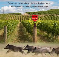 Alarma solara cu ultrasunete pentru indepartarea animalelor Q Bj900, aparat anti-daunatori, Red - 8
