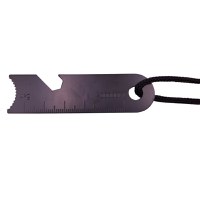 Amnar pentru camping IdeallStore®, Ultimate Survival, otel inoxidabil, 11.5 cm, negru - 4