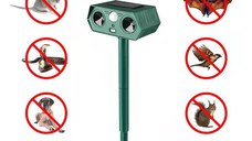 Aparat Anti Daunatori Ultrasonic Solar Animale MRG M1190, Senzor, Exterior