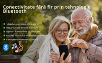 Aparat Auditiv Reincarcabil Digital x2 NeoHGS Premium, Sunet Clar, Hands-Free, Bluetooth, Incarcare Rapida - 4