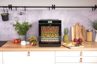 Aparat de deshidratat si uscat fructe ETA Vital Air II 2302 90000, 10 site din otel inoxidabil, 650 W - 10