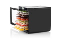 Aparat de deshidratat si uscat fructe ETA Vital Air II 2302 90000, 10 site din otel inoxidabil, 650 W - 2