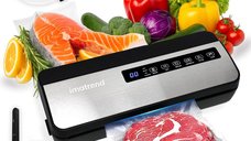 Aparat de vidat si sigilat alimente IMA Trend, 130W cu 80kpa, 5 functii vidare umed/uscata/soft, 30 cm, Gri