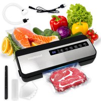 Aparat de vidat si sigilat alimente IMA Trend, 130W cu 80kpa, 5 functii vidare umed/uscata/soft, 30 cm, Gri - 1