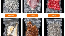 Aparat de vidat si sigilat cu vacuum pentru carne, legume, fructe si alte alimente + 55 de pungi pentru vidat