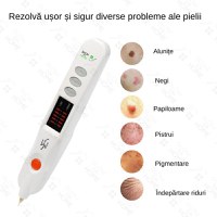 Aparat Fibroblast Plasma Pen, GlowforHome, pentru indepartarea Tatuajelor, Cicatricilor, Alunitelor, Pistruilor, Alb - 3