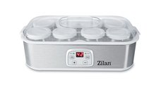 Aparat pentru facut iaurt Zilan ZLN6104 Gri, afisaj LED, timer, termostat reglabil