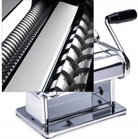 Aparat pentru paste Floria ZLN-1129 ,9 posibilitati de reglare a grosimii, Otel inoxidabil, Accesoriu fixare de masa - 3