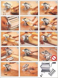 Aparat pentru paste Floria ZLN-1129 ,9 posibilitati de reglare a grosimii, Otel inoxidabil, Accesoriu fixare de masa - 6