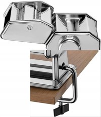 Aparat pentru paste Floria ZLN-1129 ,9 posibilitati de reglare a grosimii, Otel inoxidabil, Accesoriu fixare de masa - 5