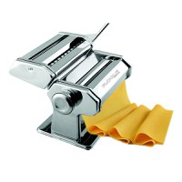 Aparat pentru paste Floria ZLN-1129 ,9 posibilitati de reglare a grosimii, Otel inoxidabil, Accesoriu fixare de masa - 4