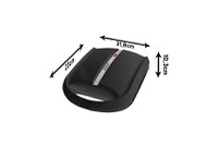 Aparat pentru preparat nuci Zilan ZLN2816 Negru, 1600W, indicator luminos, Placi Neaderente - 2