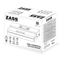 Aparat semi-comercial inteligent de vidat alimente Zass ZVS 10, argintiu - 4