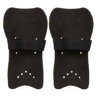 Aparatori tibie fotbal, model universal, culoare verde lime, ajustare elastica 18 cm, set 1 pereche - 1