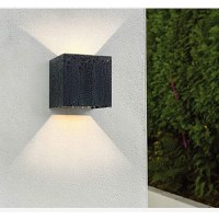 Aplica Exterior Techstar® LED Light CUBE , Putere 6W, A+, Rezistenta la Apa si Praf, Alb Cald, 3000K, Aluminiu, Negru - 7