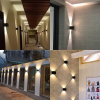 Aplica Exterior Techstar® LED Light CUBE , Putere 6W, A+, Rezistenta la Apa si Praf, Alb Cald, 3000K, Aluminiu, Negru - 13