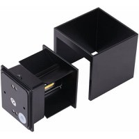 Aplica Exterior Techstar® LED Light CUBE , Putere 6W, A+, Rezistenta la Apa si Praf, Alb Rece, 6000K, Aluminiu, Negru - 9