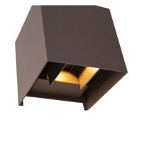 Aplica Exterior Techstar® LED Light CUBE , Putere 6W, A+, Rezistenta la Apa si Praf, Alb Rece, 6000K, Aluminiu, Negru - 12