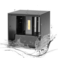 Aplica Exterior Techstar® LED Light CUBE , Putere 6W, A+, Rezistenta la Apa si Praf, Alb Rece, 6000K, Aluminiu, Negru - 10
